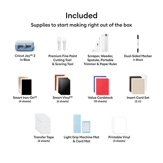 Cricut Joy™ 2 Essential 多功能迷你裁切機