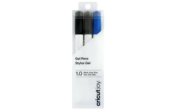 Cricut Joy Gel Pens 1.0 Black Grey Blue