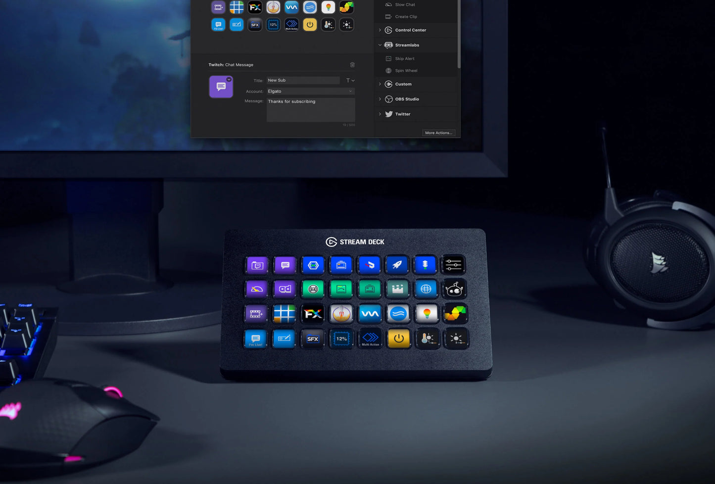 Elgato Stream Deck XL 直播控制台